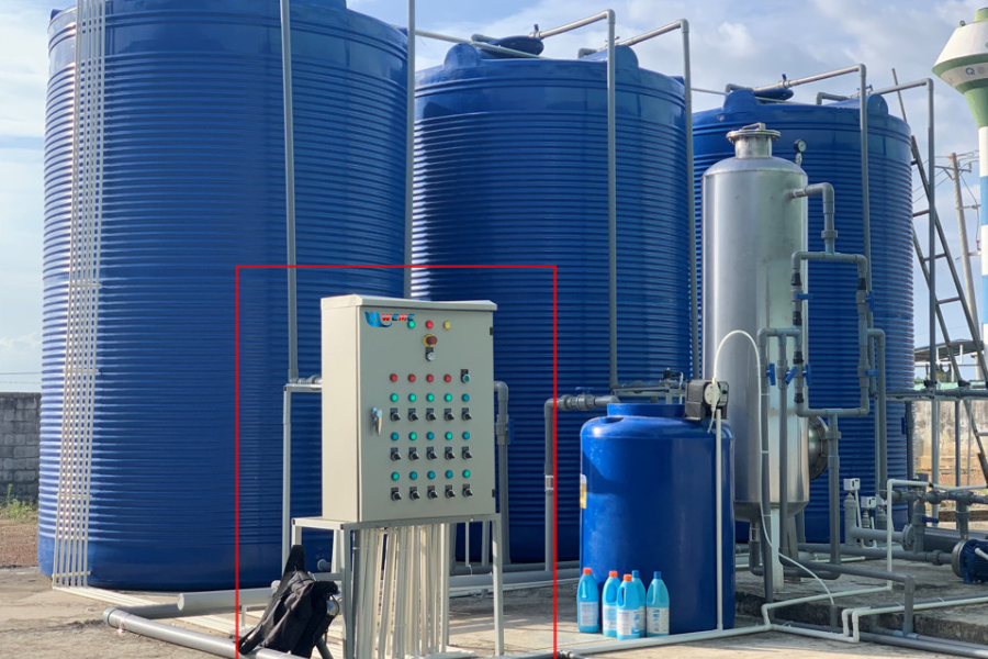 Tủ điện xử lý nước thải module dự án Biển Việt Gia Lai
