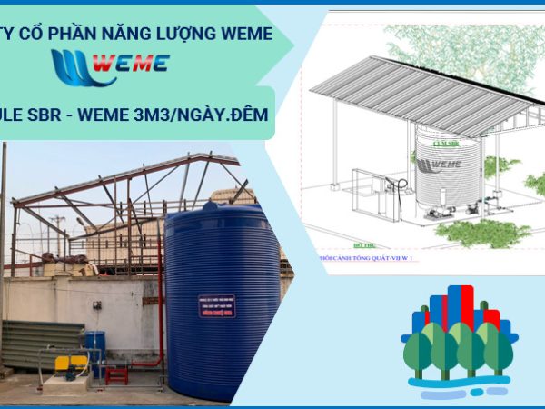 Module SBR - WeMe 3m3/ngày.đêm xử lý nước thải sinh hoạt