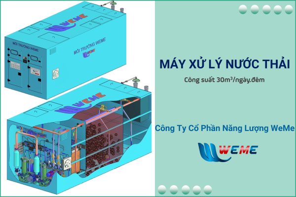 Máy xử lý nước thải công suất 30m3/ngày.đêm