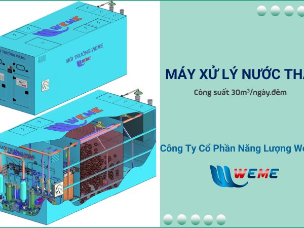 Máy xử lý nước thải công suất 30m3/ngày.đêm