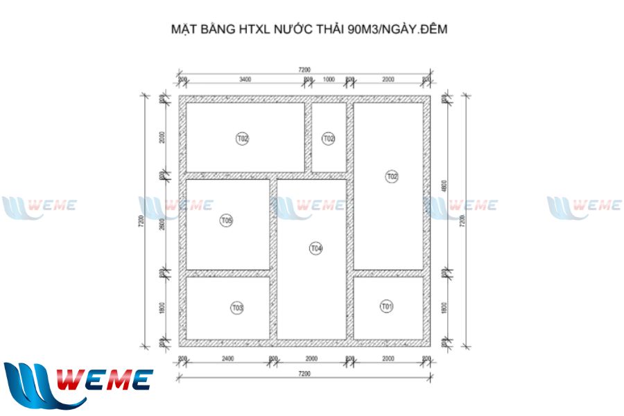 Sơ đồ mặt bằng xử lý