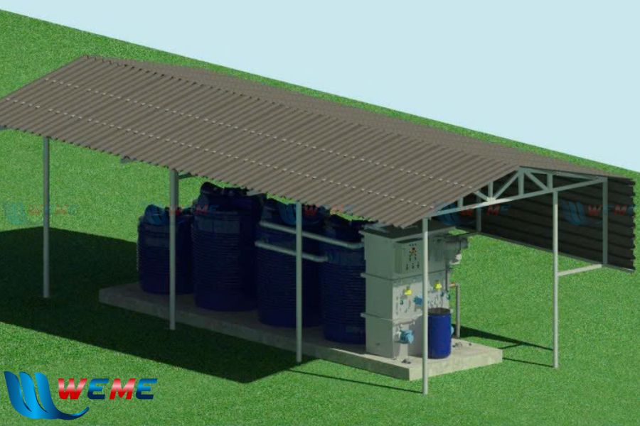 Phương án xử lý nước thải sử dụng module MBR