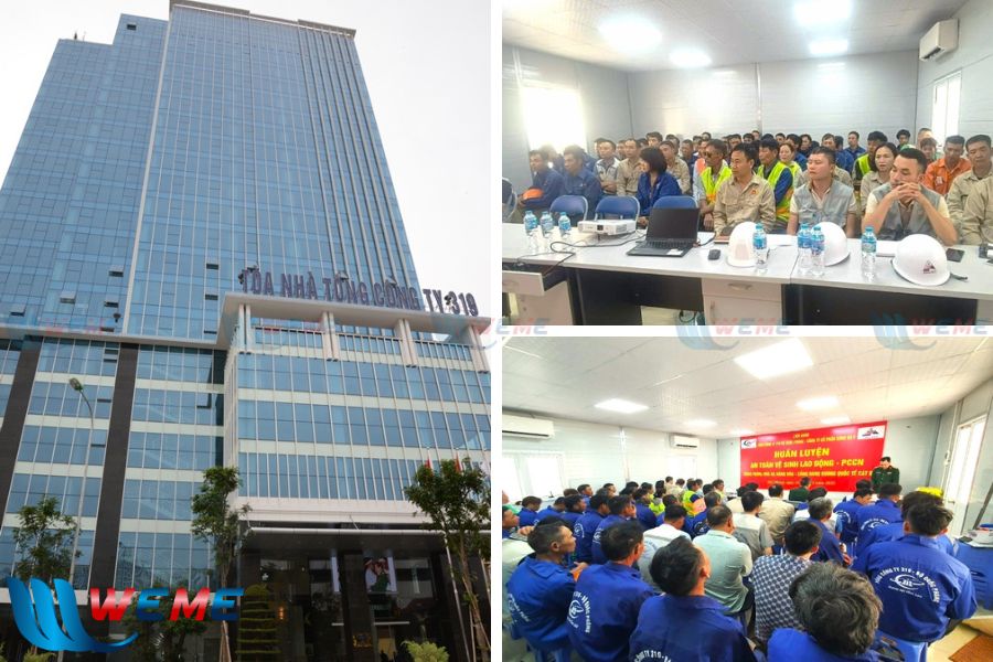 Tổng công ty 319 thuộc Bộ Quốc Phòng, hoạt động trên rất nhiều lĩnh vực khác nhau