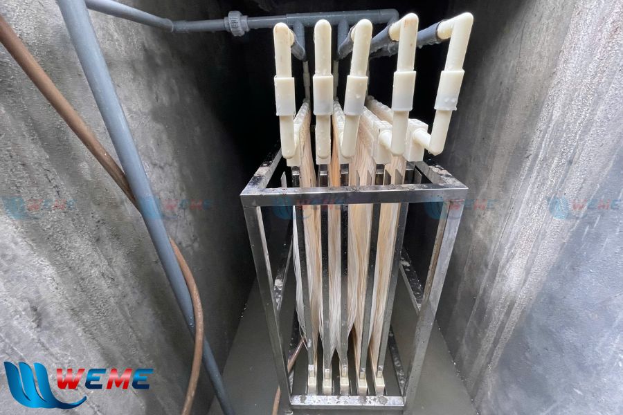 Màng lọc MBR được lắp đặt