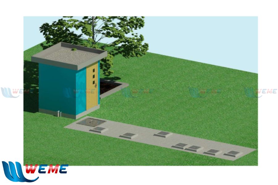 Phối cảnh hệ thống xử lý nước thải