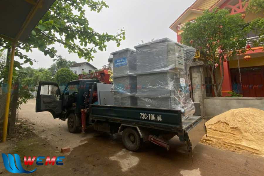 Vận chuyển vật tư đến dự án