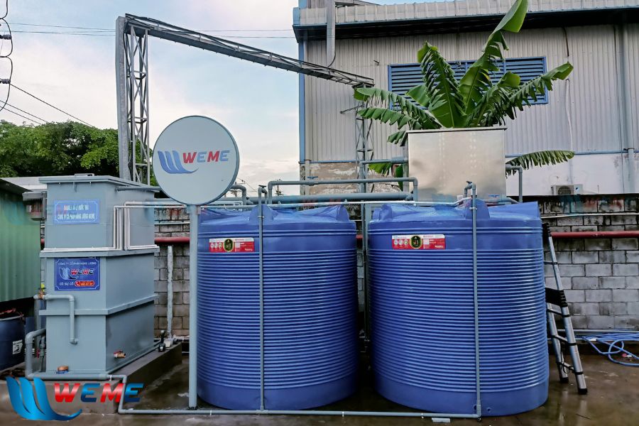 Hình ảnh hệ thống xử lý nước thải Hưng Lập Phú sau khi thi công
