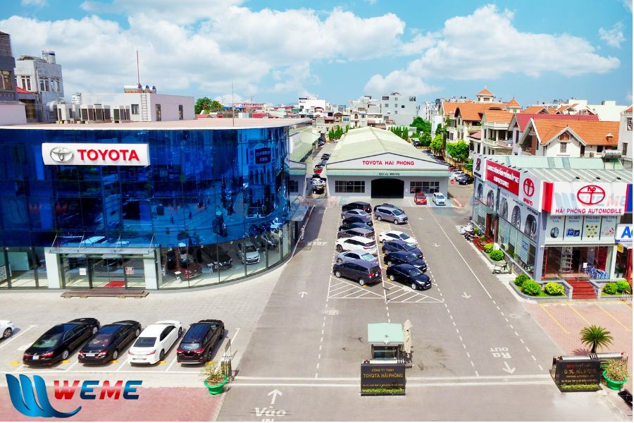 Vị trí cần xây dựng hệ thống xử lý nước thải Toyota Hải Phòng 