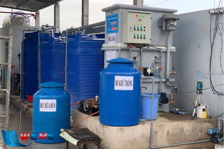 Lắp bỗ sung một vài bể để tăng hiệu quả xử lý theo yêu cầu
