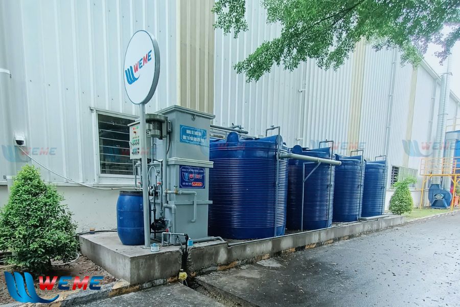 Hình ảnh hệ thống xử lý nước thải Cadivi