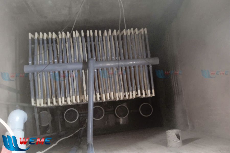 Màng lọc MBR được lắp đặt