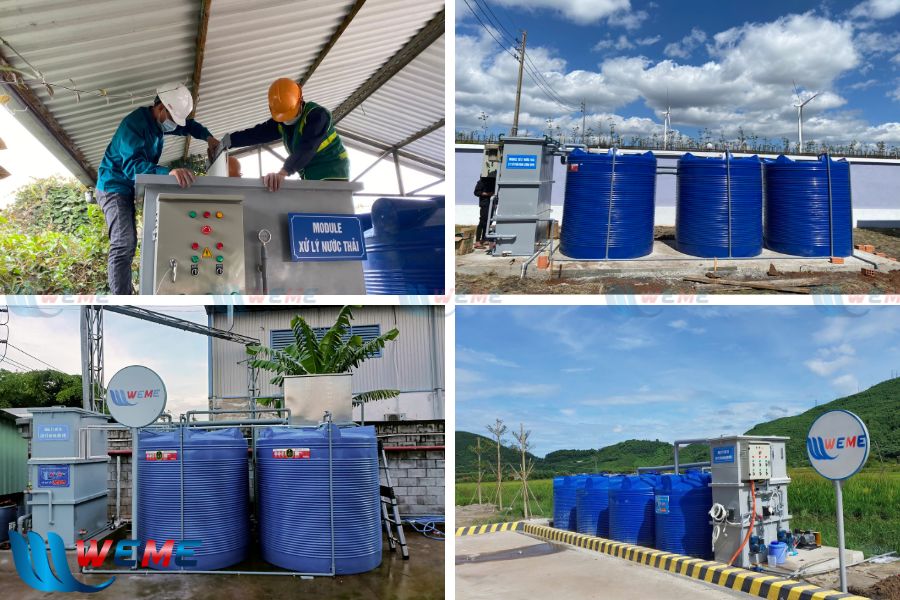 Weme lắp đặt hệ thống xử lý nước thải sinh hoạt và và một vài thành quả