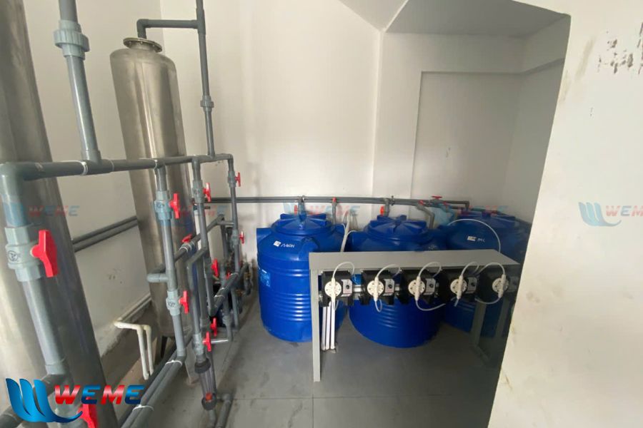 Hình ảnh hệ thống xử lý nước thải sau khi lắp đặt