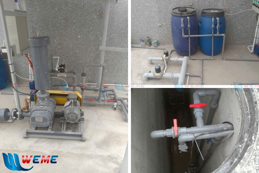 Hình ảnh hệ thống xử lý nước thải sinh hoạt Vũng Tàu