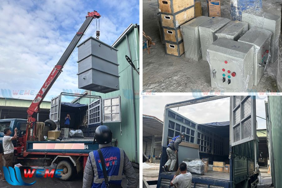 Hình ảnh WeMe Tập kết vật tư và vận chuyển vật tư