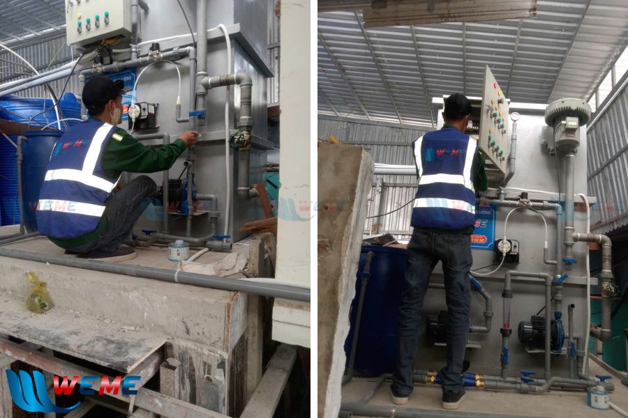 Thi công sau thiết kế hệ thống xử lý nước thải Phú Quốc