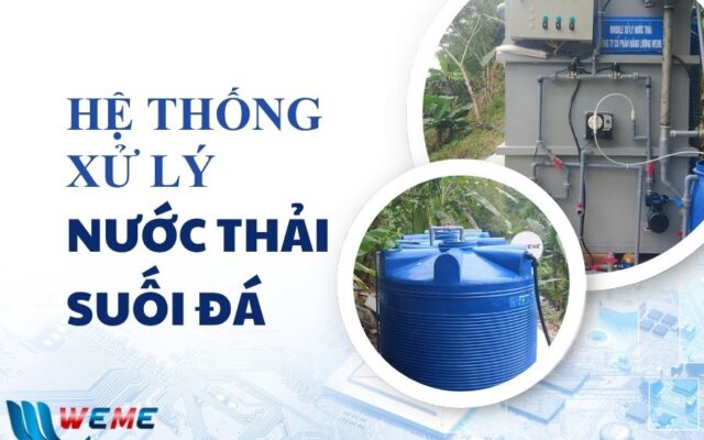 Baner hệ thống xử lý nước thải Suối Đá