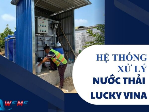 Baner hệ thống xử lý nước thải Lucky Vina