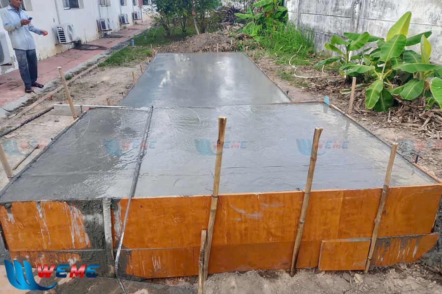 Chuẩn bị mặt bằng thi công